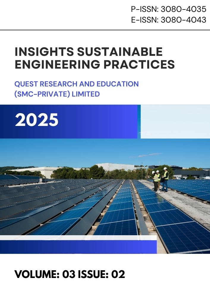 					View Vol. 3 No. 02 (2025): Insights Sustainable Engineering Practices
				